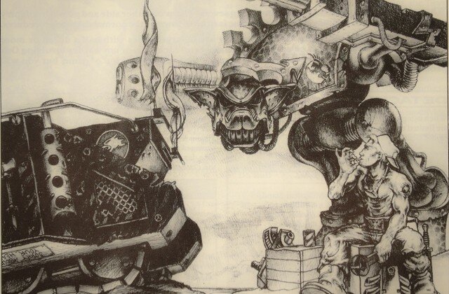 The most memorable image from Codex Titanicus. www.games-workshop.com